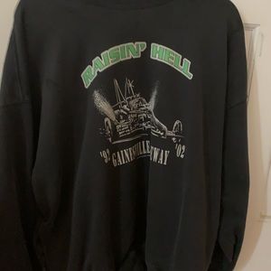Brandy Melville Oversized Rasin Hell Crewneck